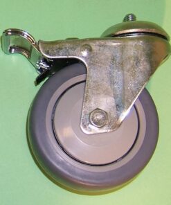 Hjul Ø75 mm, Antistatisk m. bolt og bremse