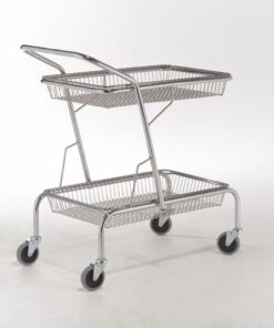 Kurvevogns stativ med 2 stk. flade kurve