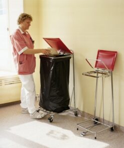 Affaldsposestativ 30 ltr. m/låg og fod-pedal