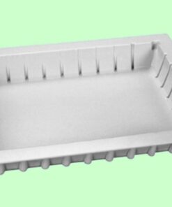 ABS bakke til skillerum, 300x400x50 mm