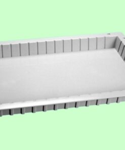 ABS bakke til skillerum, 600x400x50 mm