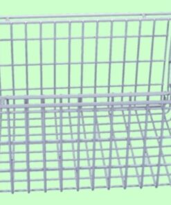 Trådkurv, rilsanbelagt, 300x400x180 mm