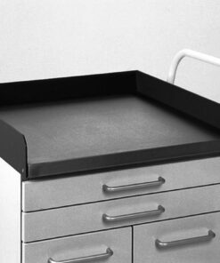 Arbejdstop t. Vogn B600mm, D600mm - Krom