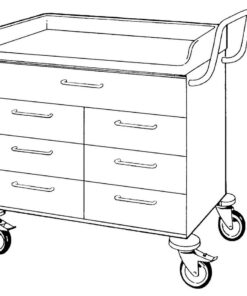 STD Vogn H860xB900xD600 - 7 skuffer