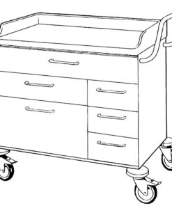 STD Vogn H860xB900xD600 - 6 skuffer