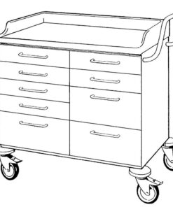 STD Vogn H860xB900xD600 - 9 skuffer