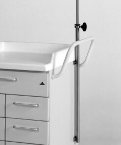 Tilbehør t. Vogne - Infusions/drop stativ m. 4 kroge