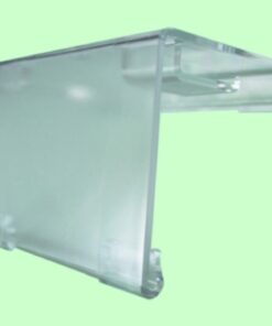 Etiketholder til bakke 58x41x37mm, Acryl